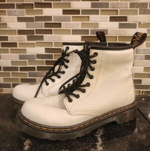 Dr. Martens Boots White Size 2 Kids